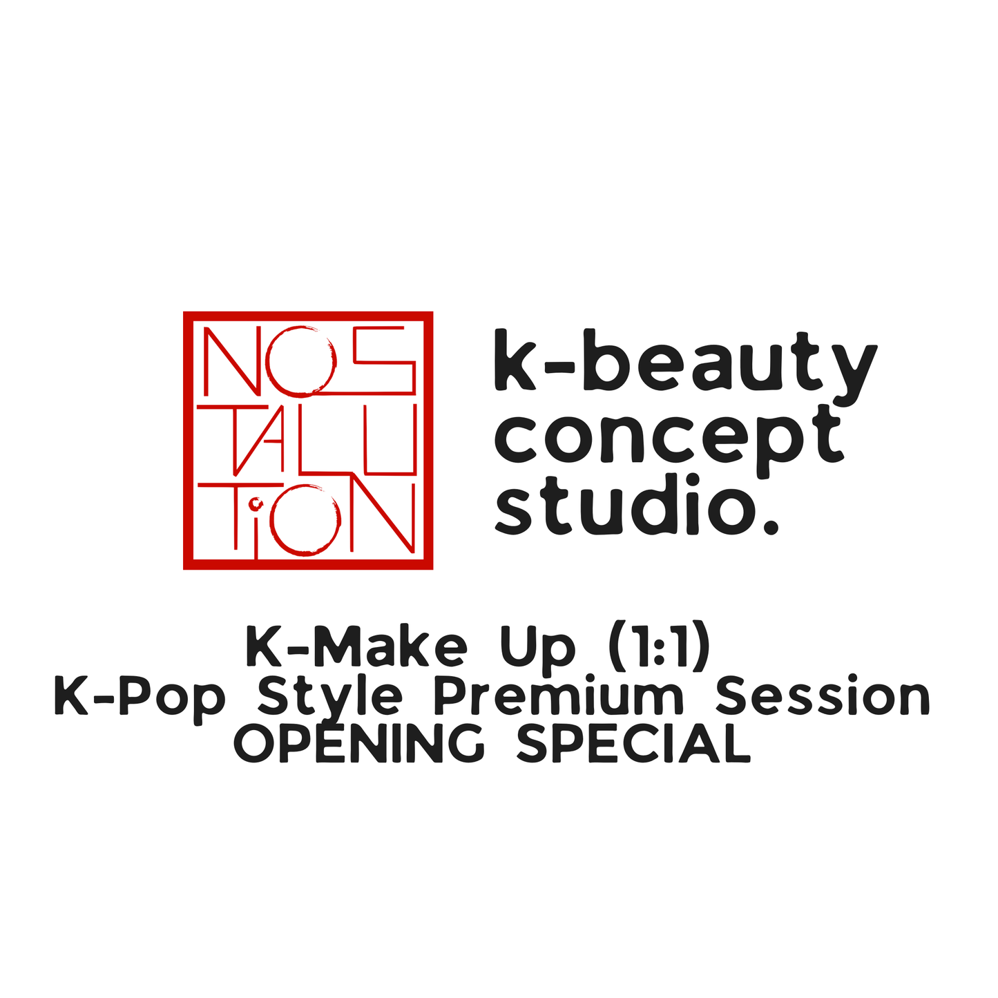 K-Make Up Gutschein (1:1) K-Pop Style Premium Session (OPENING SPECIAL)